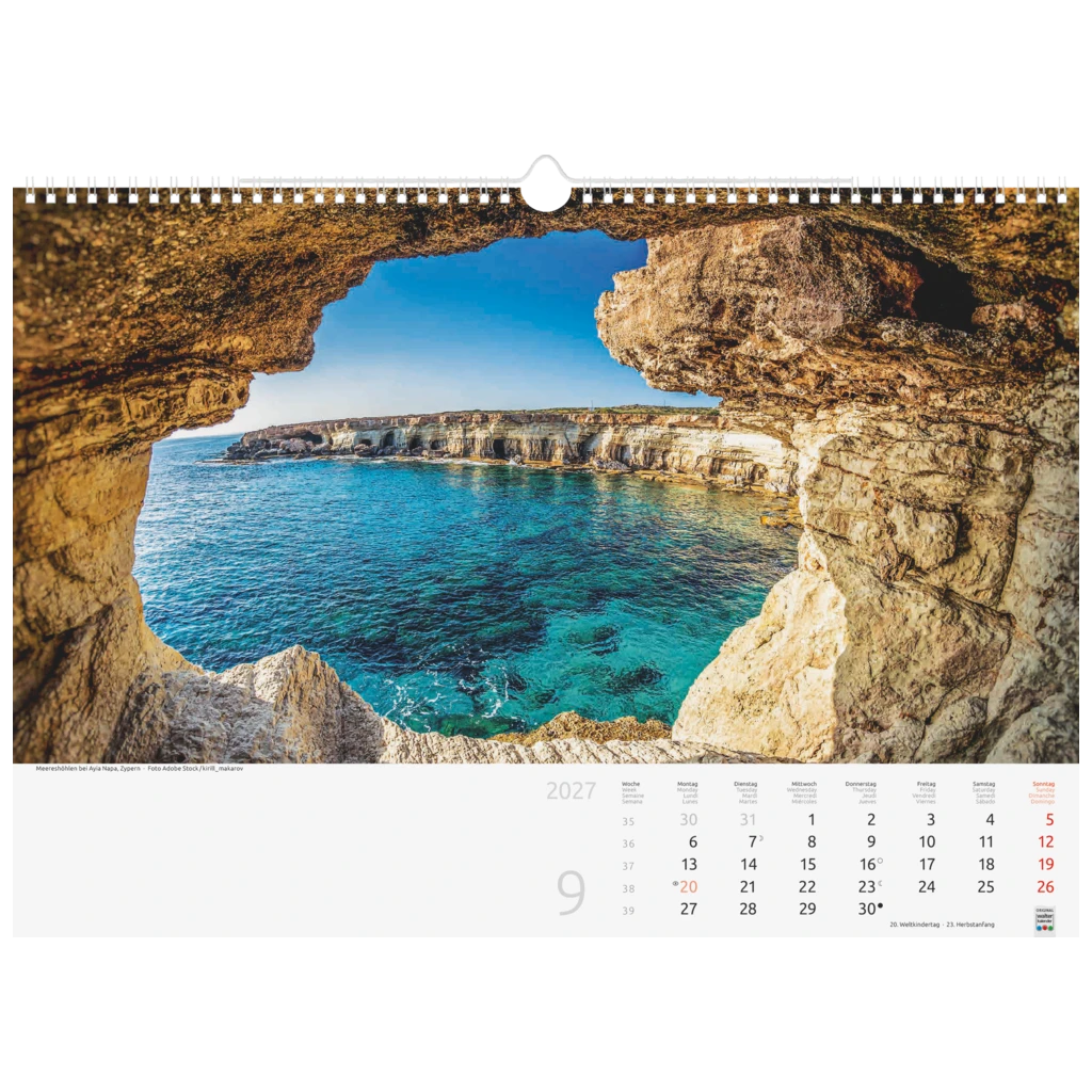 Bildkalender 2027 „Faszination Erde“ | 44×31 cm