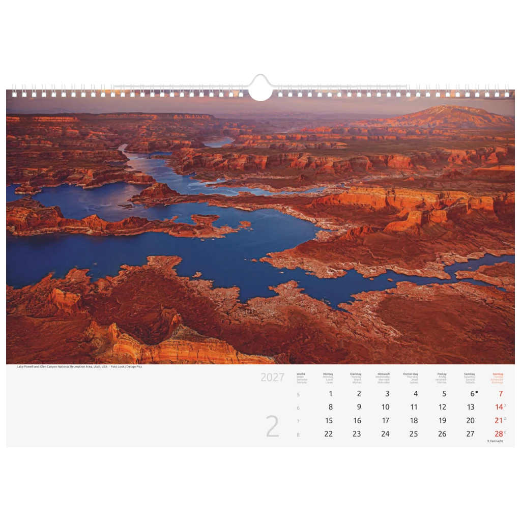 Bildkalender 2027 „Faszination Erde“ | 44×31 cm