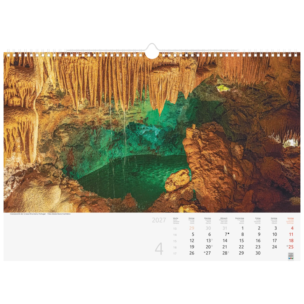 Bildkalender 2027 „Faszination Erde“ | 44×31 cm