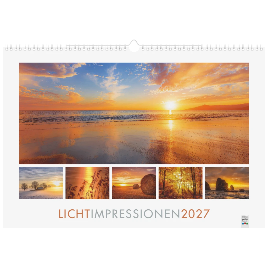 Bildkalender 2027 „Lichtimpressionen“ | 49×34 cm
