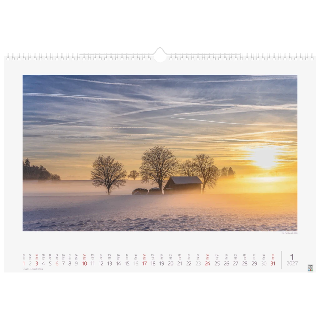 Bildkalender 2027 „Lichtimpressionen“ | 49×34 cm