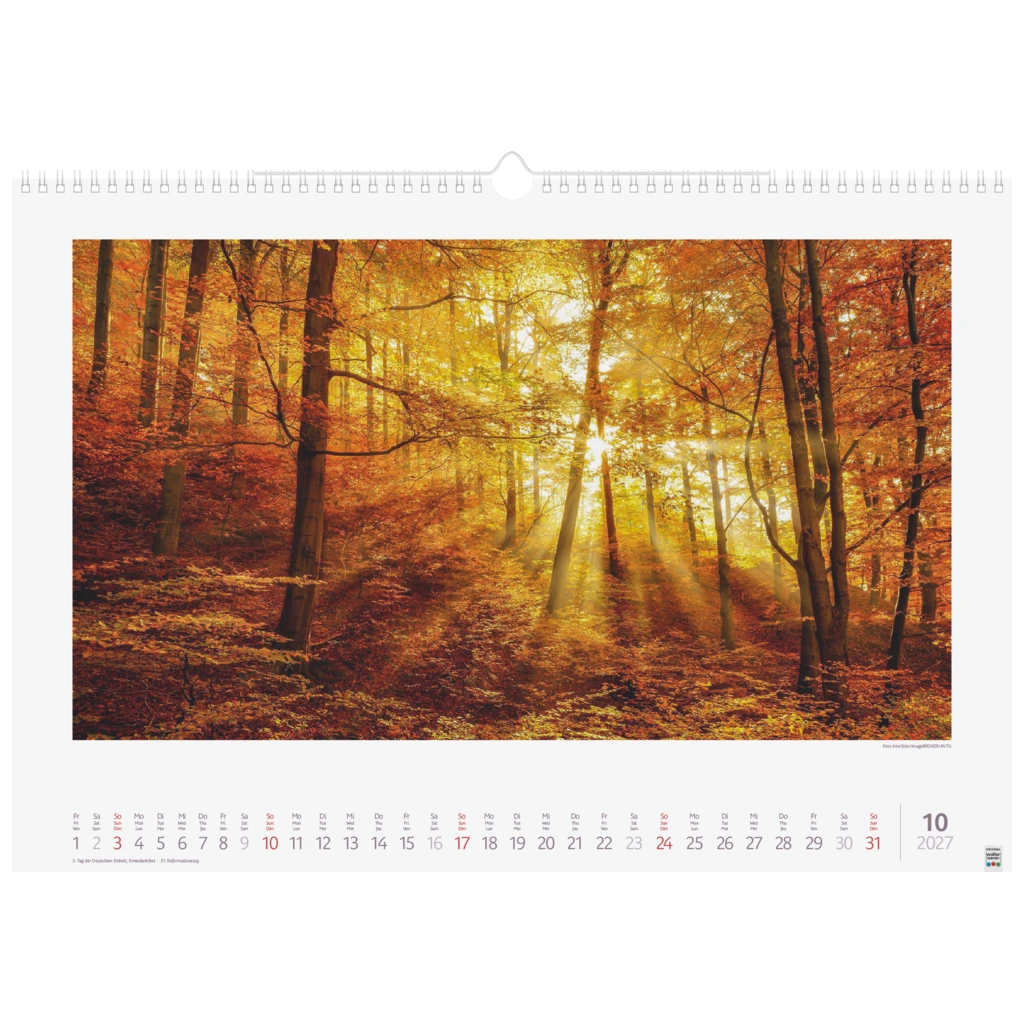 Bildkalender 2027 „Lichtimpressionen“ | 49×34 cm
