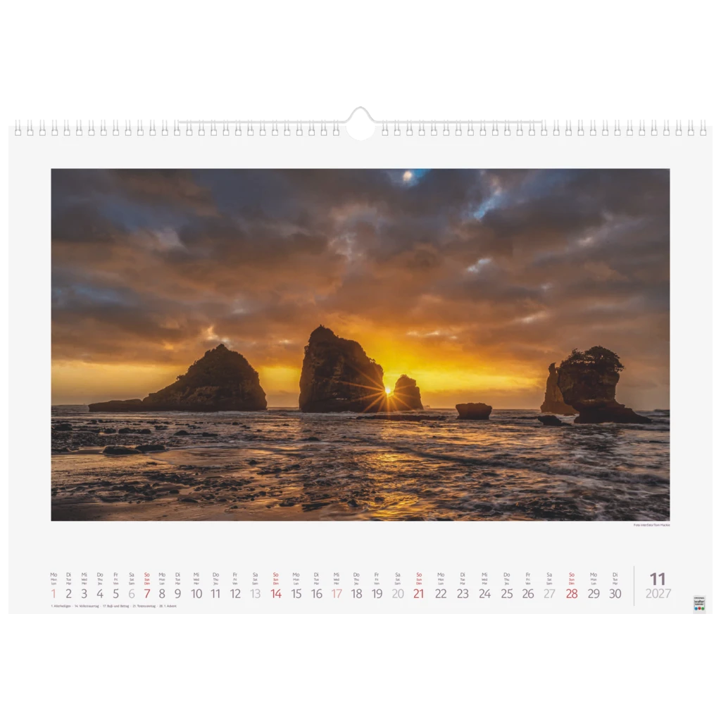 Bildkalender 2027 „Lichtimpressionen“ | 49×34 cm