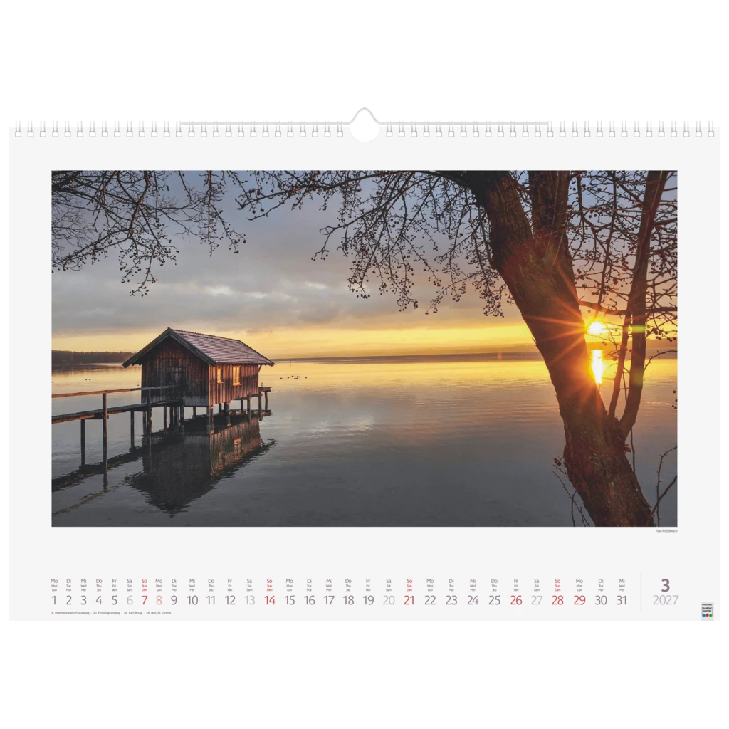 Bildkalender 2027 „Lichtimpressionen“ | 49×34 cm