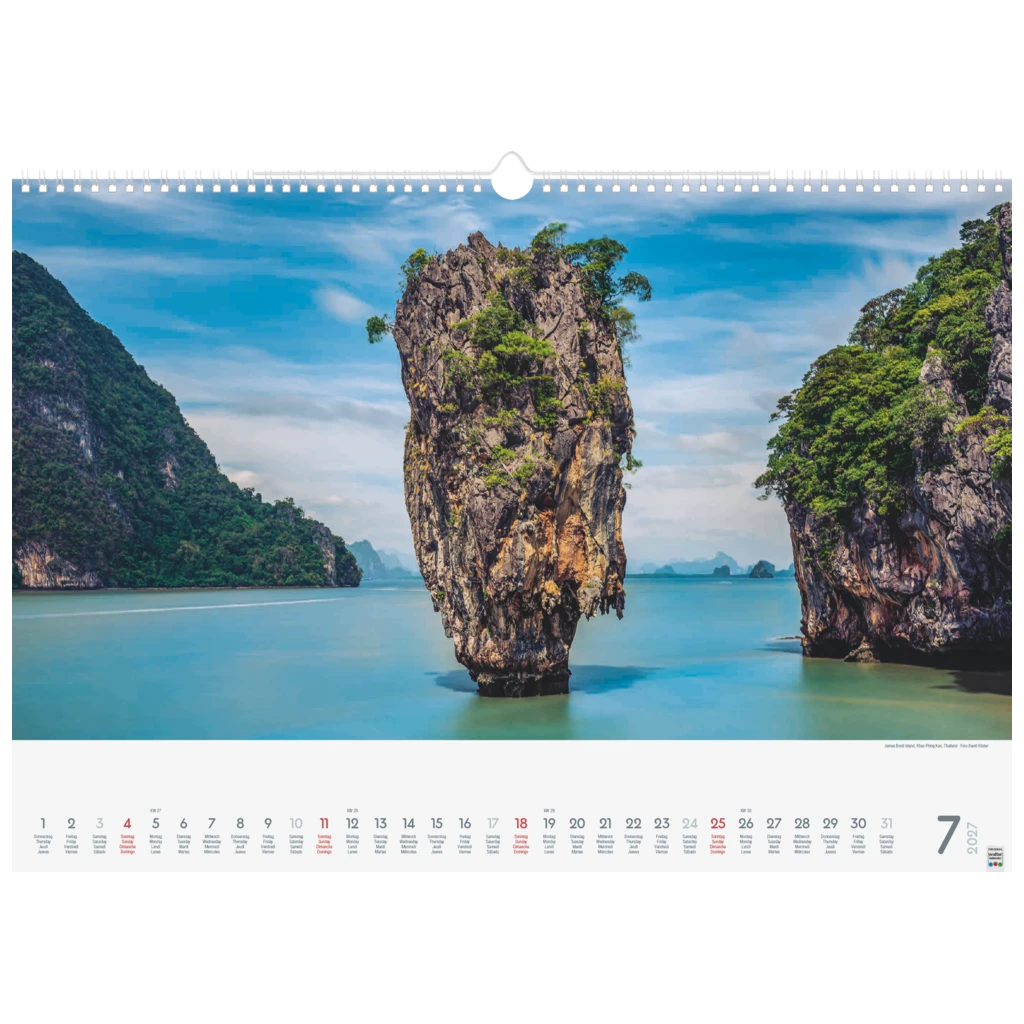 Bildkalender 2027 „Wunderwerke der Natur“ | 49×34 cm
