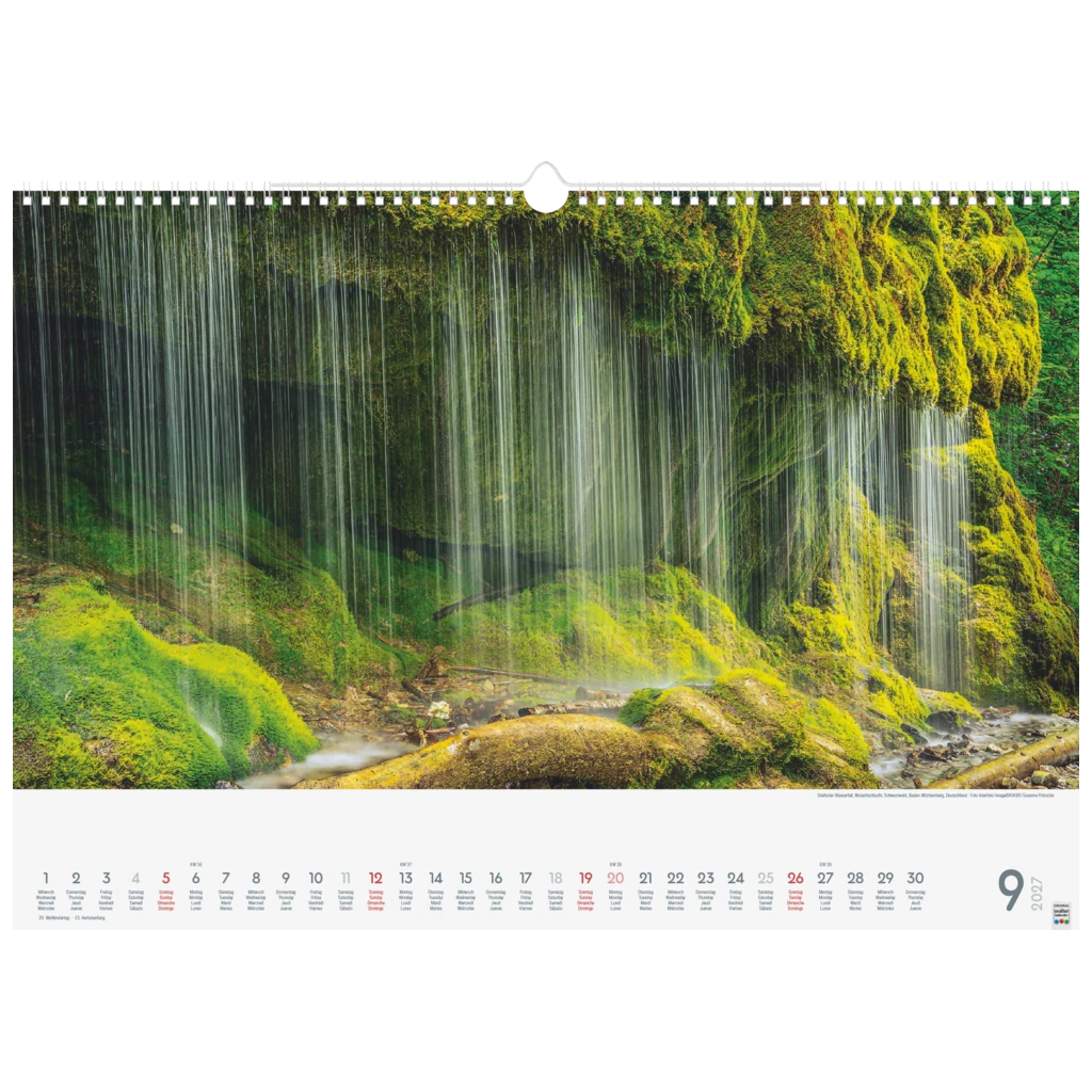 Bildkalender 2027 „Wunderwerke der Natur“ | 49×34 cm