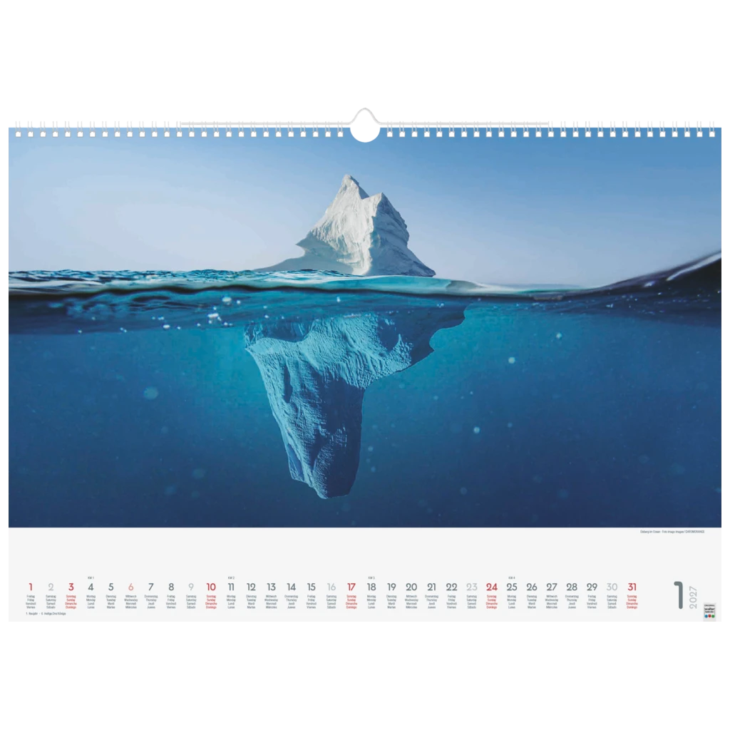 Bildkalender 2027 „Wunderwerke der Natur“ | 49×34 cm