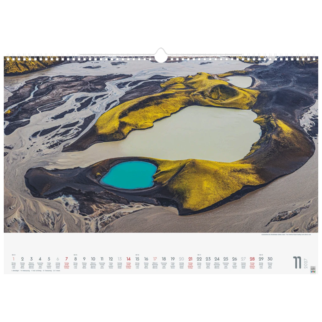 Bildkalender 2027 „Wunderwerke der Natur“ | 49×34 cm