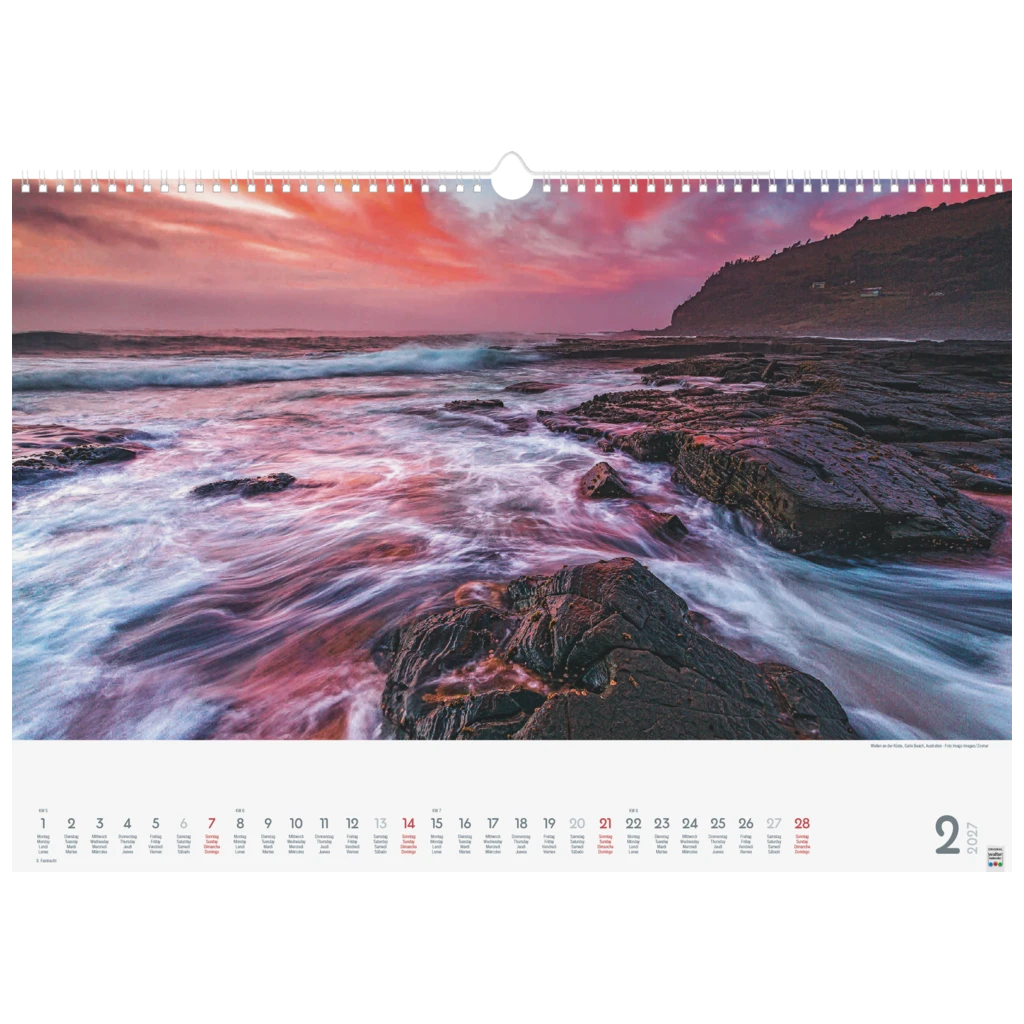 Bildkalender 2027 „Wunderwerke der Natur“ | 49×34 cm