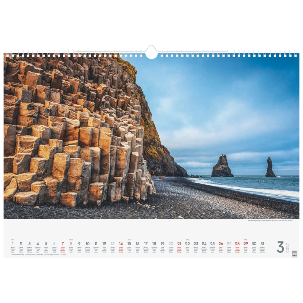 Bildkalender 2027 „Wunderwerke der Natur“ | 49×34 cm