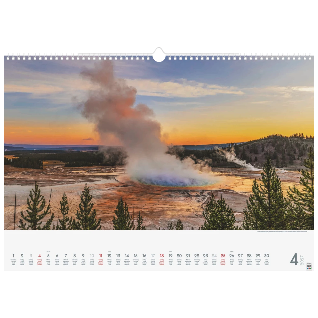Bildkalender 2027 „Wunderwerke der Natur“ | 49×34 cm