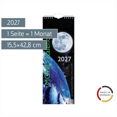 Mond-Kalender 2027 | 15,5×42,8 cm