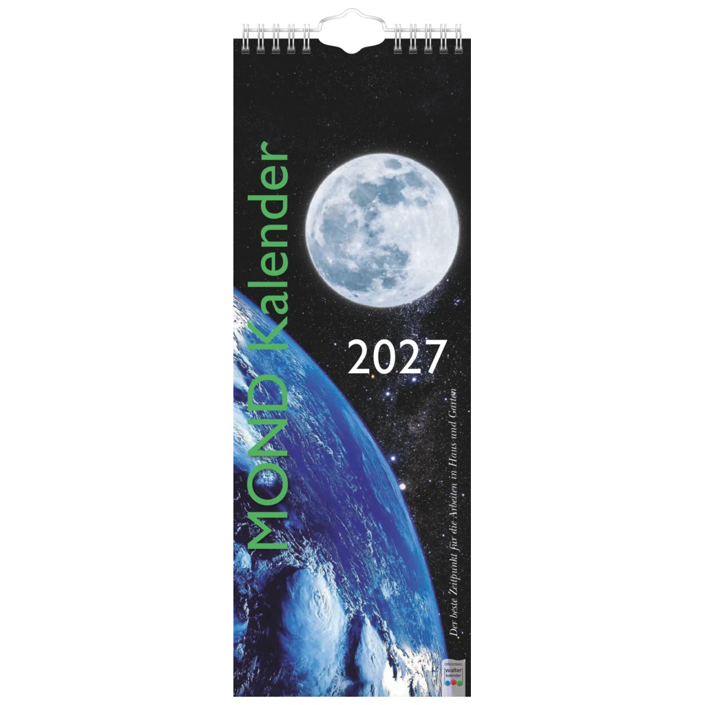 Mond-Kalender 2027 | 15,5×42,8 cm