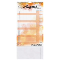 Familienkalender 2027 „Aquarell“ | 250×415 mm