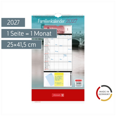 Familienkalender 2027 „Big City“ | 25×41,5 cm