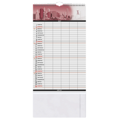 Familienkalender 2027 „Big City“ | 25×41,5 cm