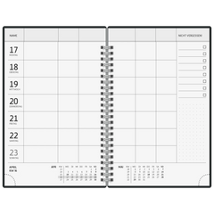 Buchkalender Familienplaner 2027 „Confetti“ | A5, Papier