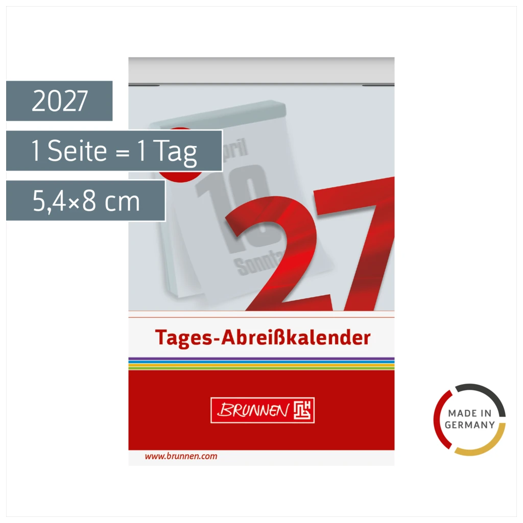 Abreißkalender 2027 Nr. 3 | 5,4×8 cm