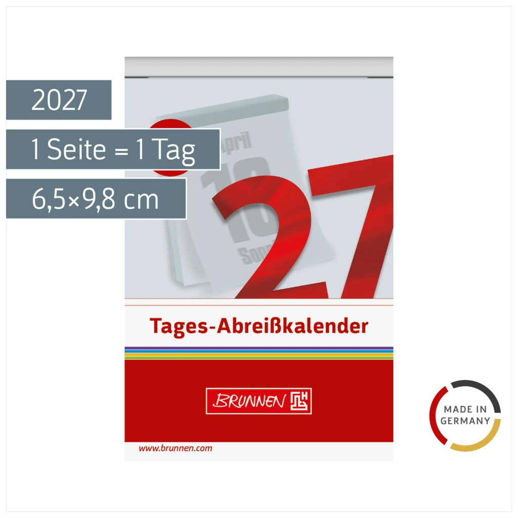 Abreißkalender 2027 Nr. 4 | 6,5×9,8 cm