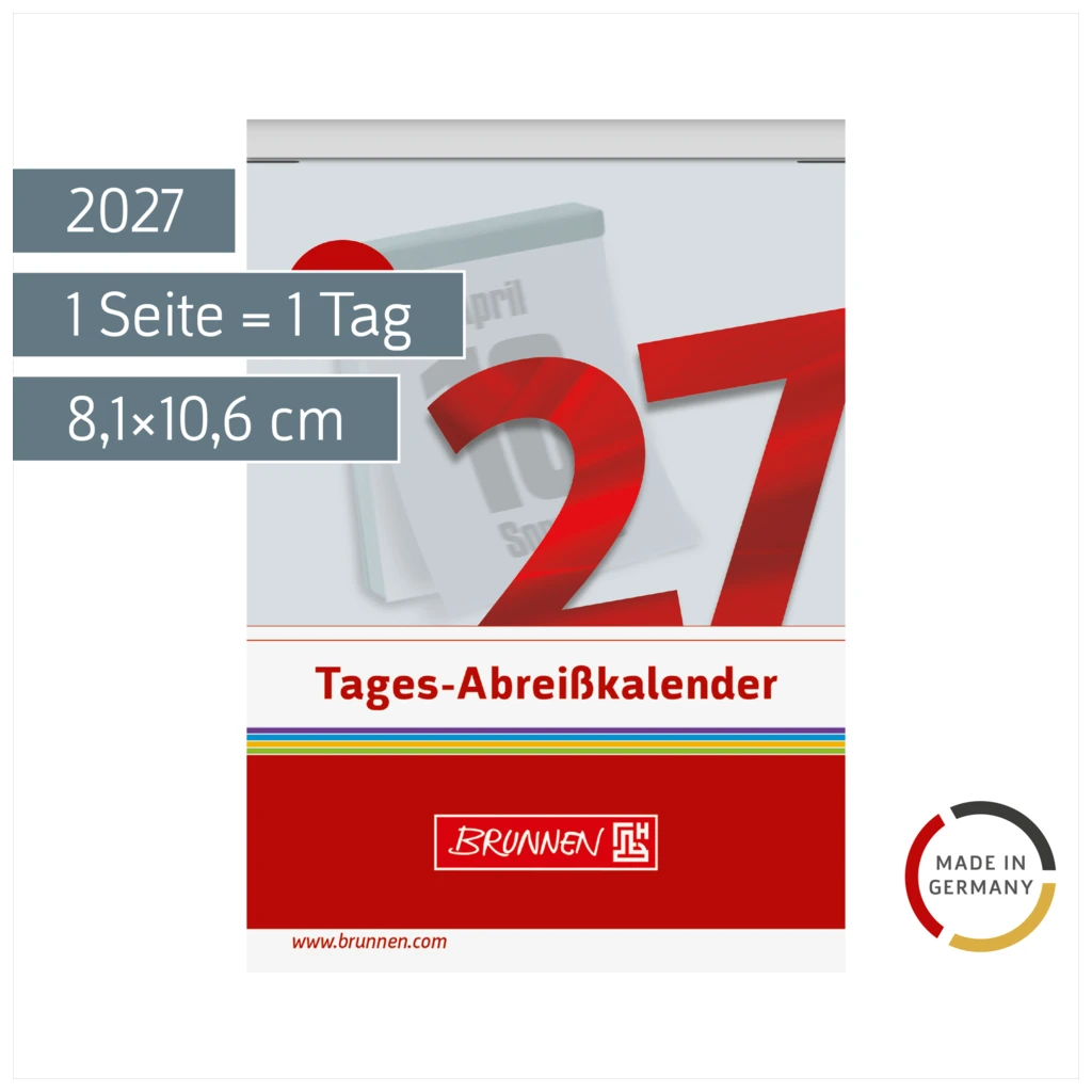 Abreißkalender 2027 Nr. 5 | 8,1×10,6 cm