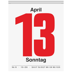 Abreißkalender 2027 Nr. 13 | 9,8×14,2 cm