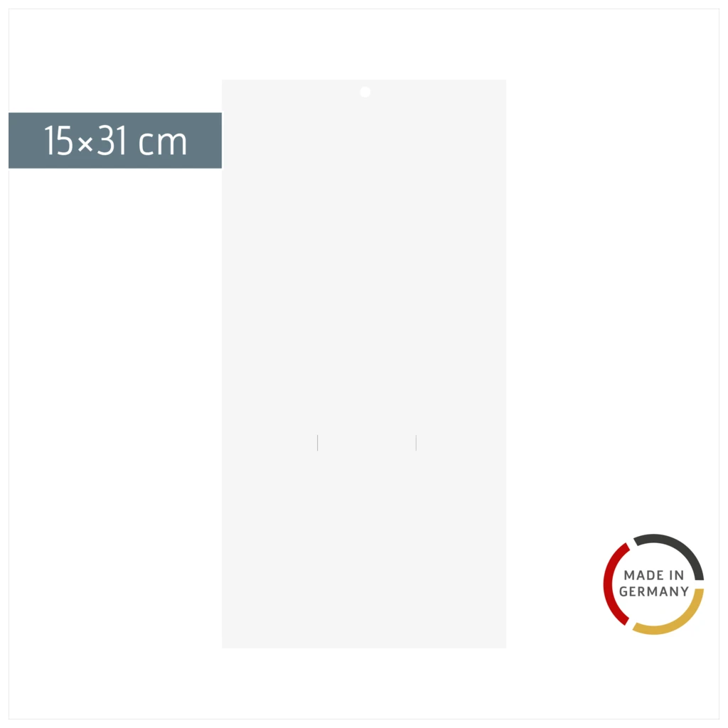 Rückwand | 15×31 cm, weiß