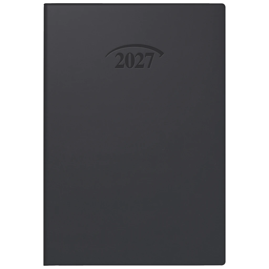 Taschenkalender Mod. 712 2027 | A7, Kunststoff, schwarz