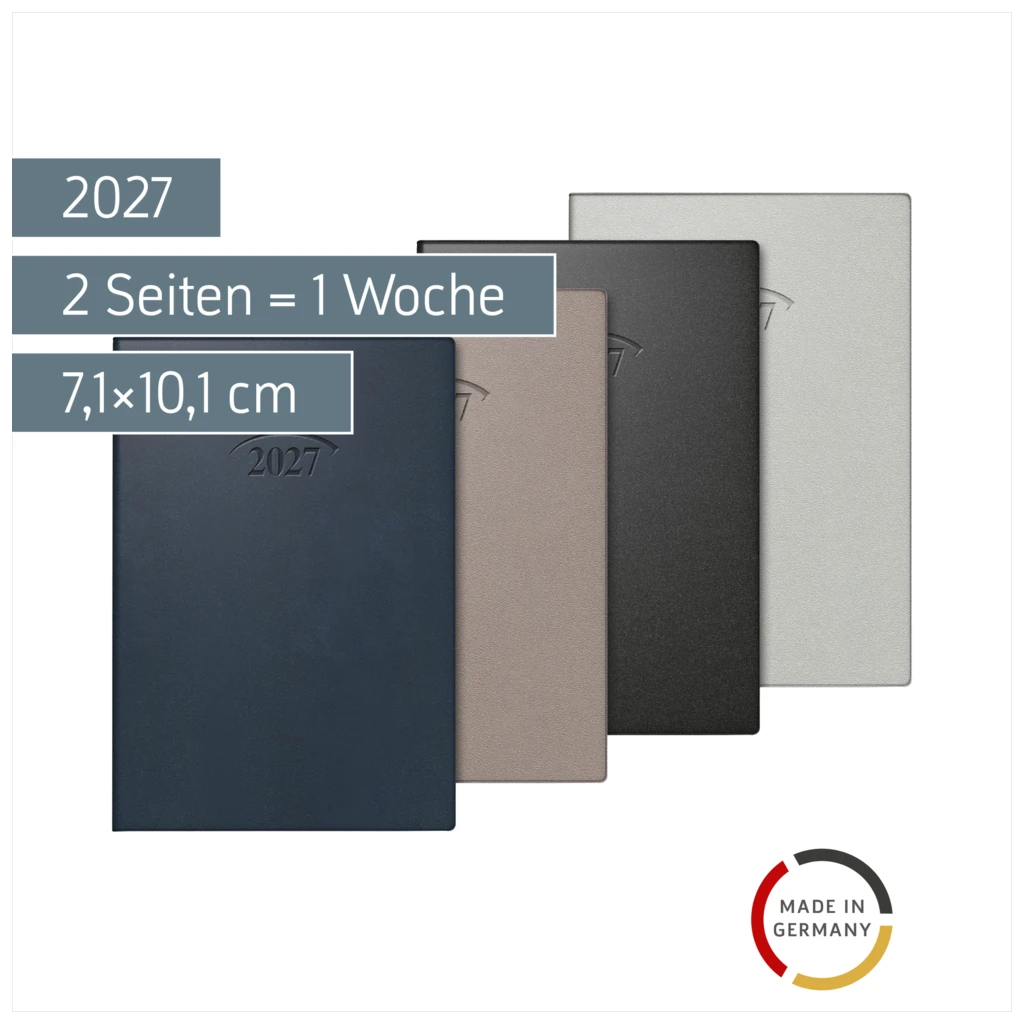 Taschenkalender Mod. 712 2027 | A7, Kunststoff, sortiert