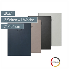 Taschenkalender Mod. 712 2027 | A7, Kunststoff, sortiert