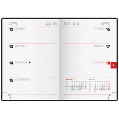 Taschenkalender Mod. 713 2027 | A7, Kunststoff, dunkelblau