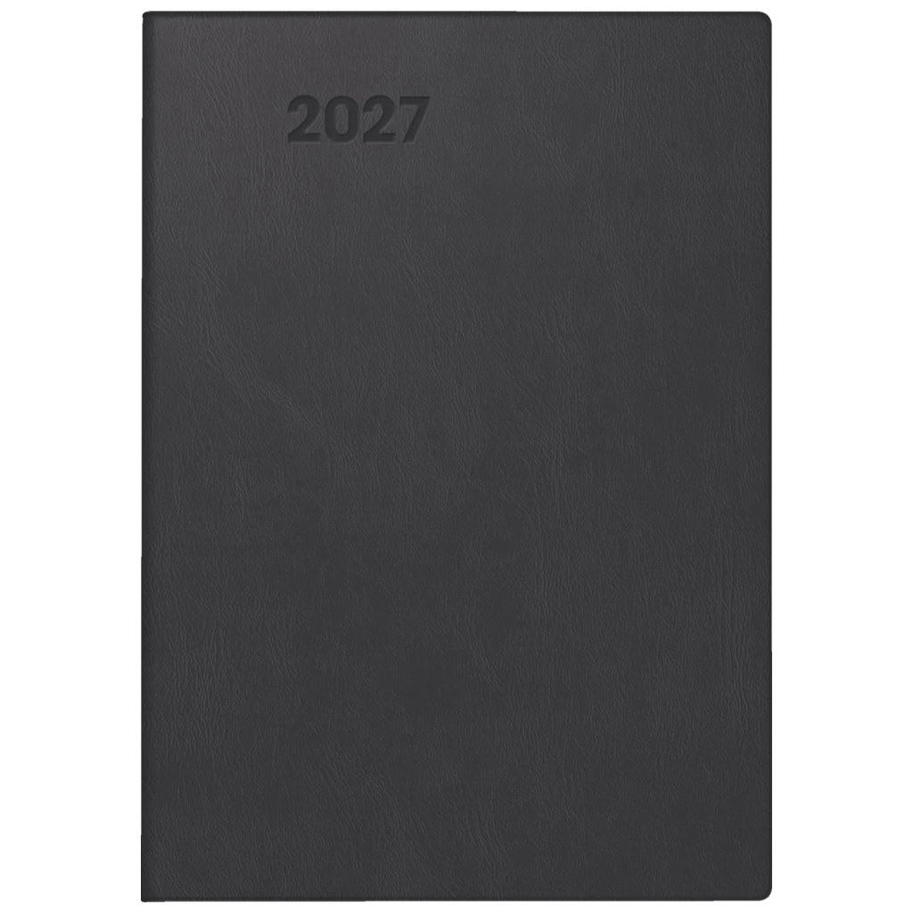Taschenkalender Mod. 713 2027 | A7, Kunststoff, schwarz