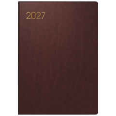 Taschenkalender Mod. 713 2027 | A7, Leder, bordeaux