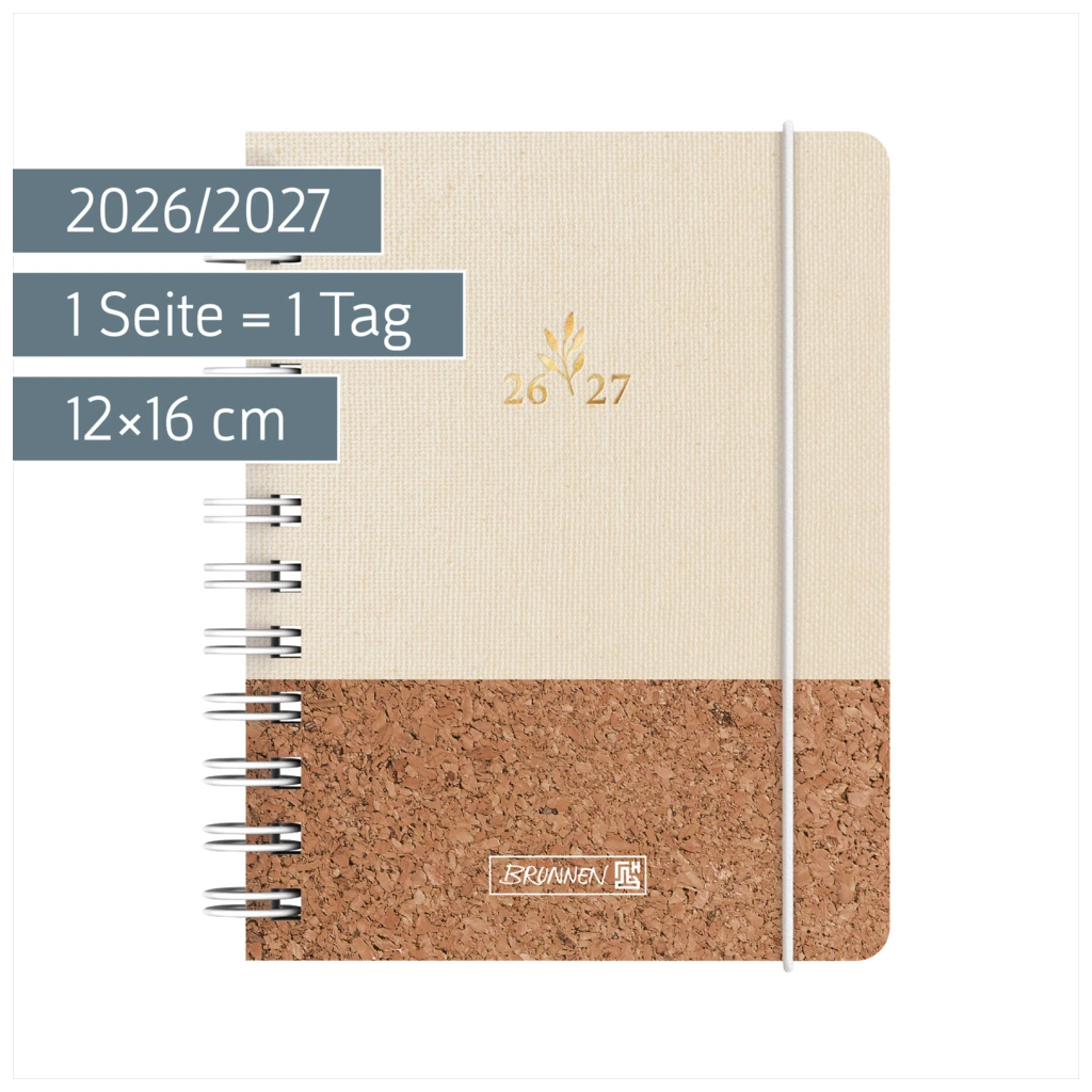 Schülerkalender 2026/2027 „Naturality“ | A6, Textil