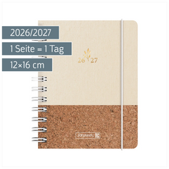 Schülerkalender 2026/2027 „Naturality“ | A6, Textil