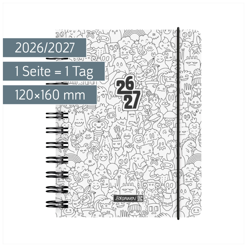 Schülerkalender 2026/2027 „ZENart“ | A6, Kunststoff