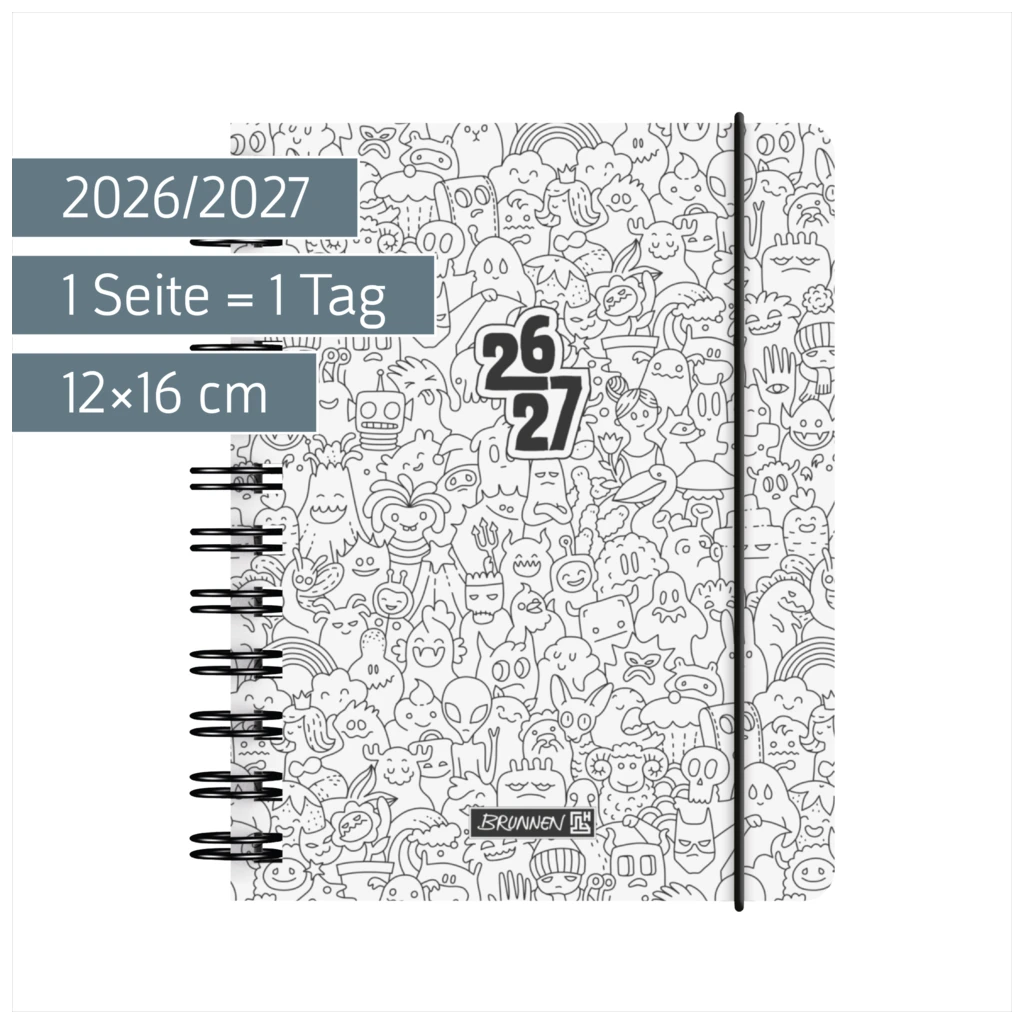 Schülerkalender 2026/2027 „ZENart“ | A6, Kunststoff