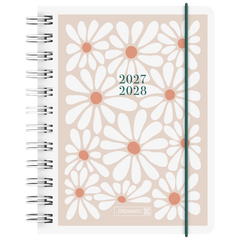 Schülerkalender 2027/2028 „Daisy“ | A6, Kunststoff