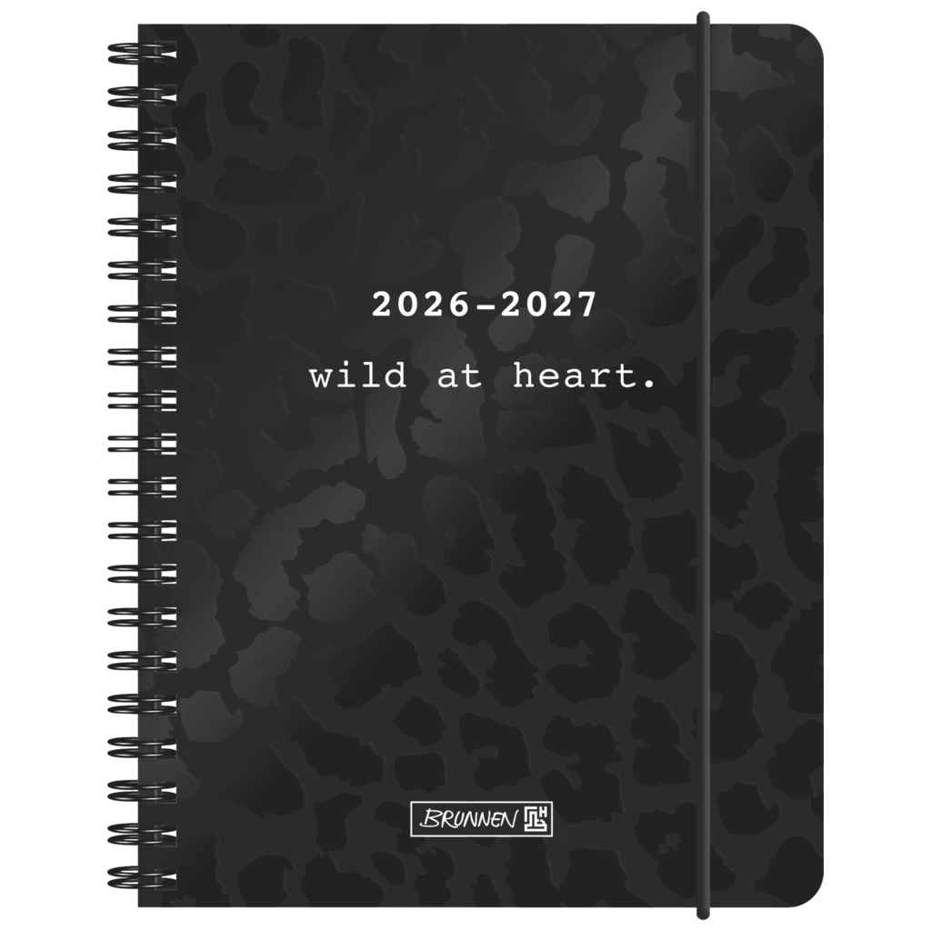 Schülerkalender 2026/2027 „BLACK“ | A6, Papier