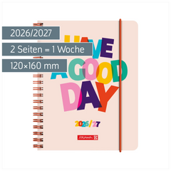 Schülerkalender 2026/2027 „Good Day“ | A6, Kunststoff