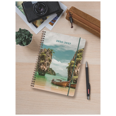Schülerkalender 2026/2027 „Tropical“ | A6, Kunststoff