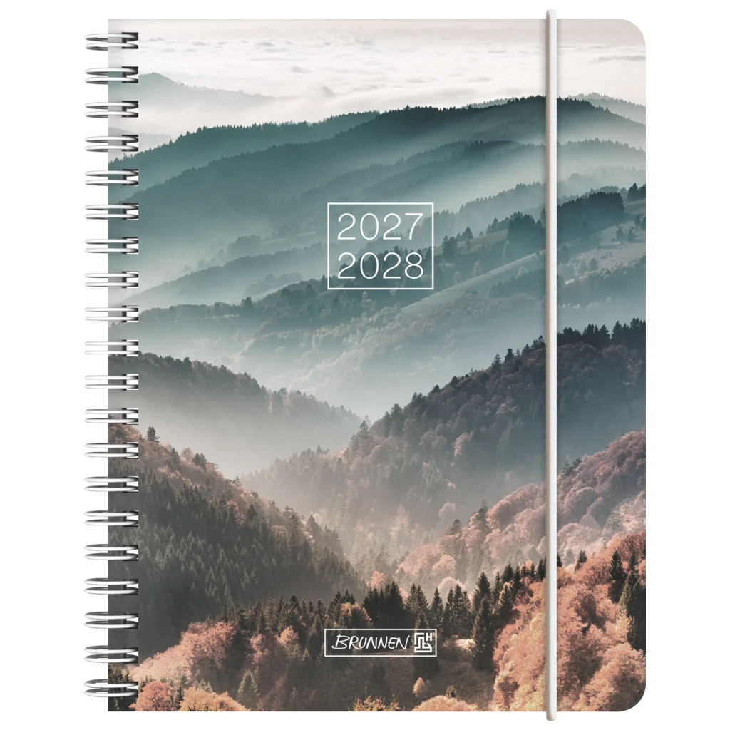 Schülerkalender 2027/2028 „Misty Hills“ | A6, Kunststoff