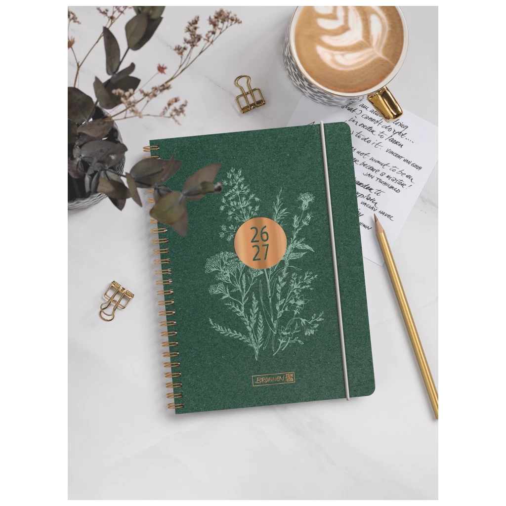 Schülerkalender 2026/2027 „Botanical“ | A6, Karton