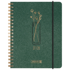 Schülerkalender 2027/2028 „Botanical“ | A6, Karton