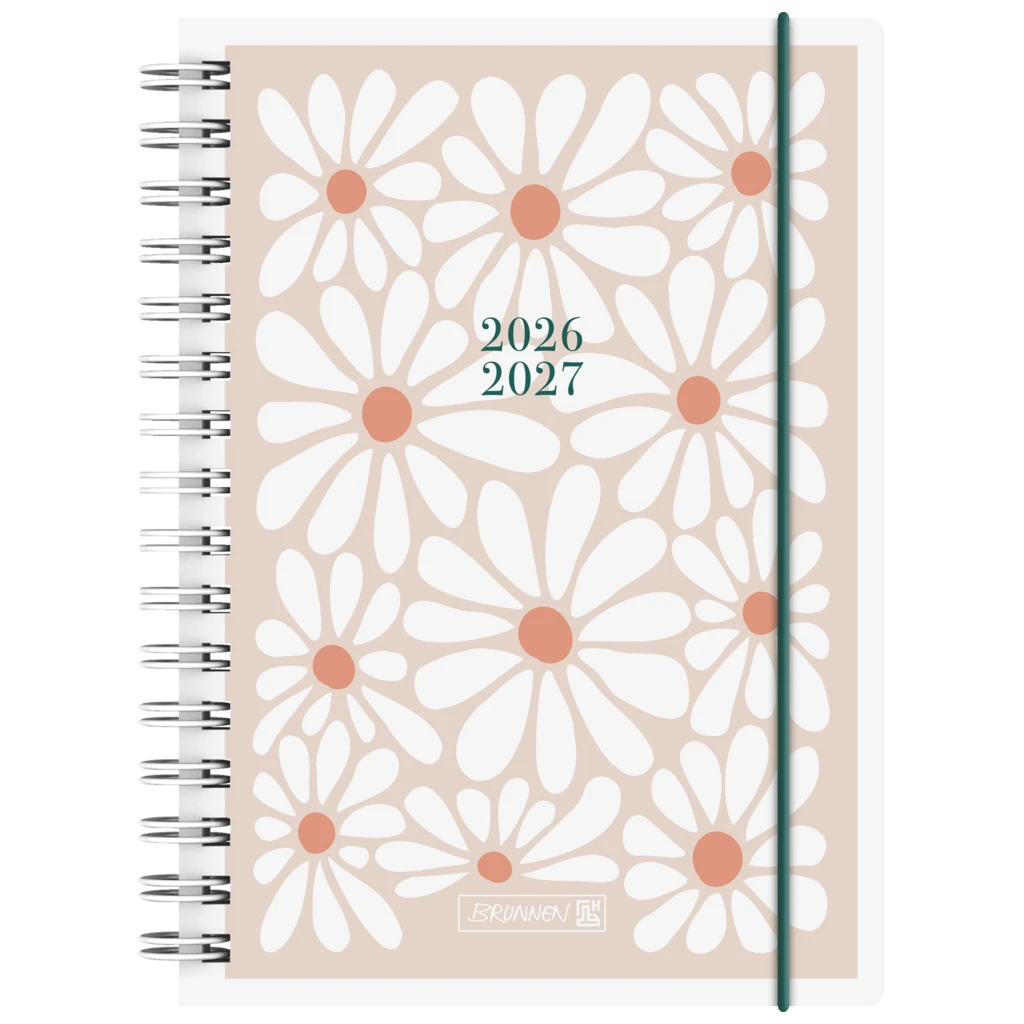 Schülerkalender 2026/2027 „Daisy“ | A5, Kunststoff