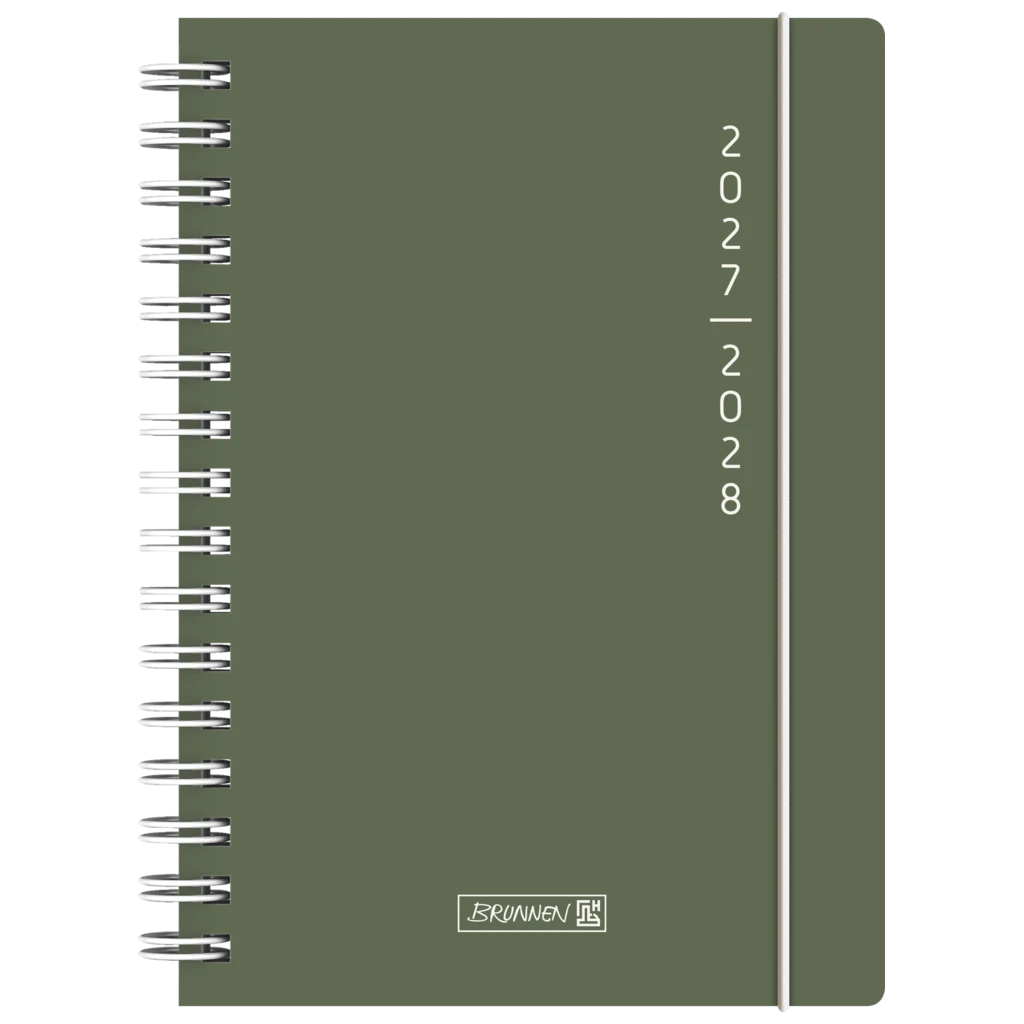Schülerkalender 2027/2028 „Plain Colour“ | A5, Kunststoff