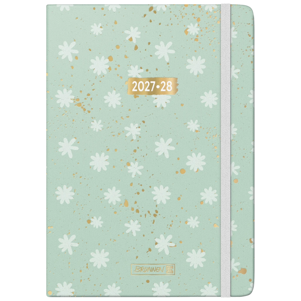 Schülerkalender 2027/2028 „Flower“ | A5, Textil