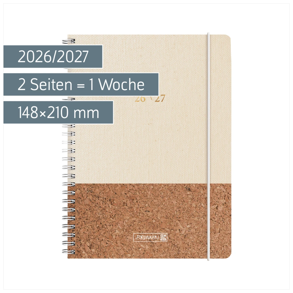 Schülerkalender 2026/2027 „Naturality“ | A5, Textil