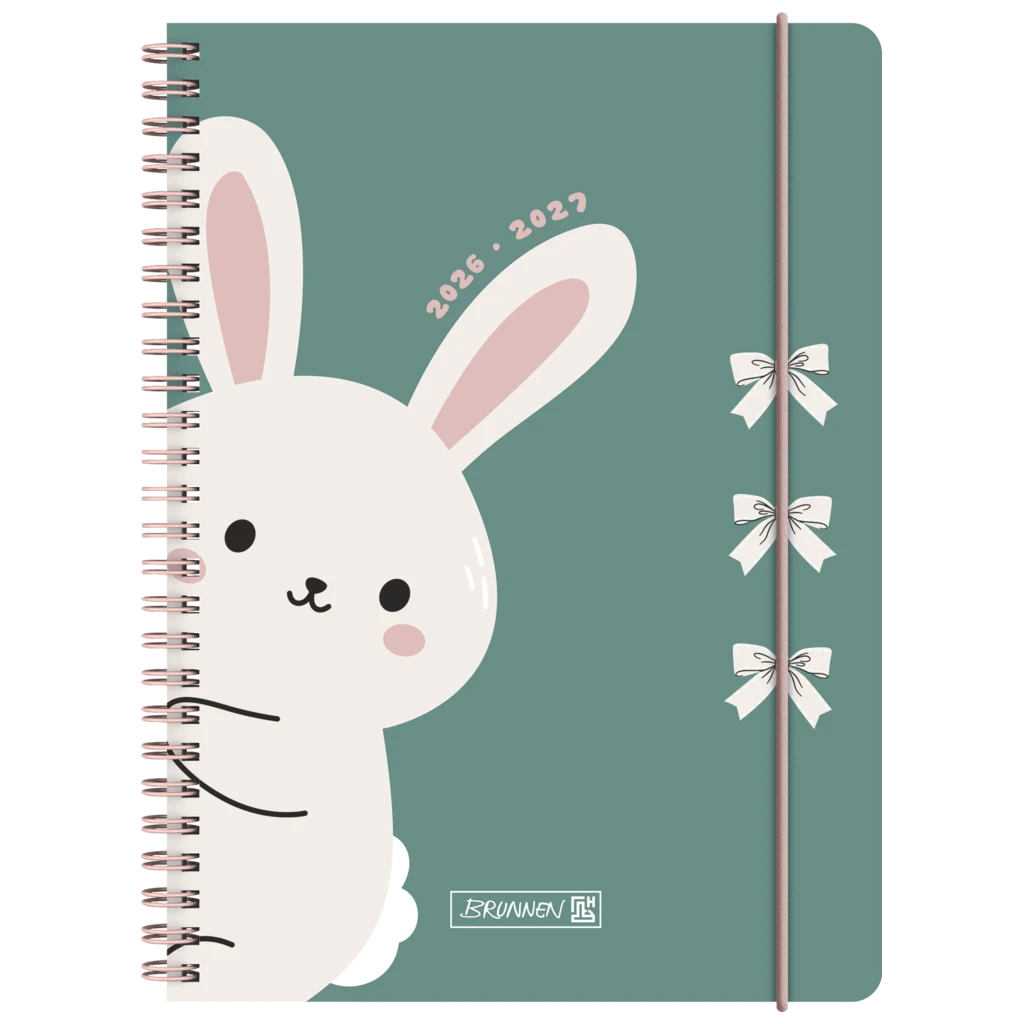 Schülerkalender 2026/2027 „Bunny“ | A5, Kunststoff