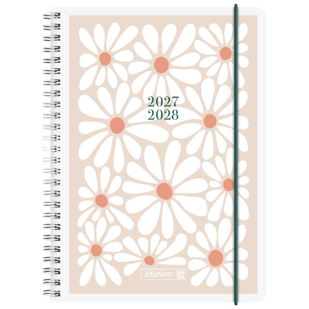 Schülerkalender 2027/2028 „Daisy“ | A5, Kunststoff
