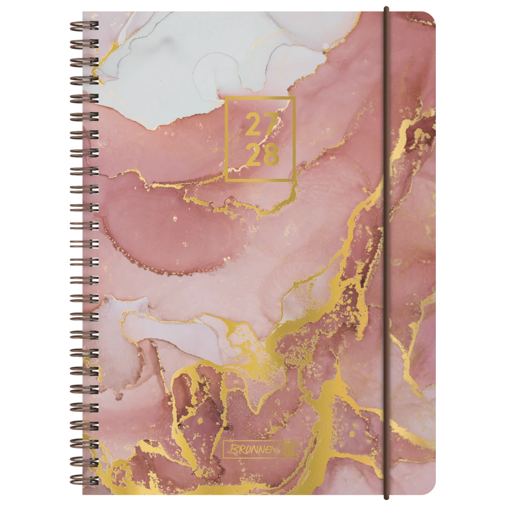 Schülerkalender 2027/2028 „Marble“ | A5, Kunststoff